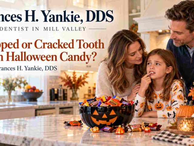 Chipped or Cracked Tooth on Halloween Candy | Dentist Mill Valley